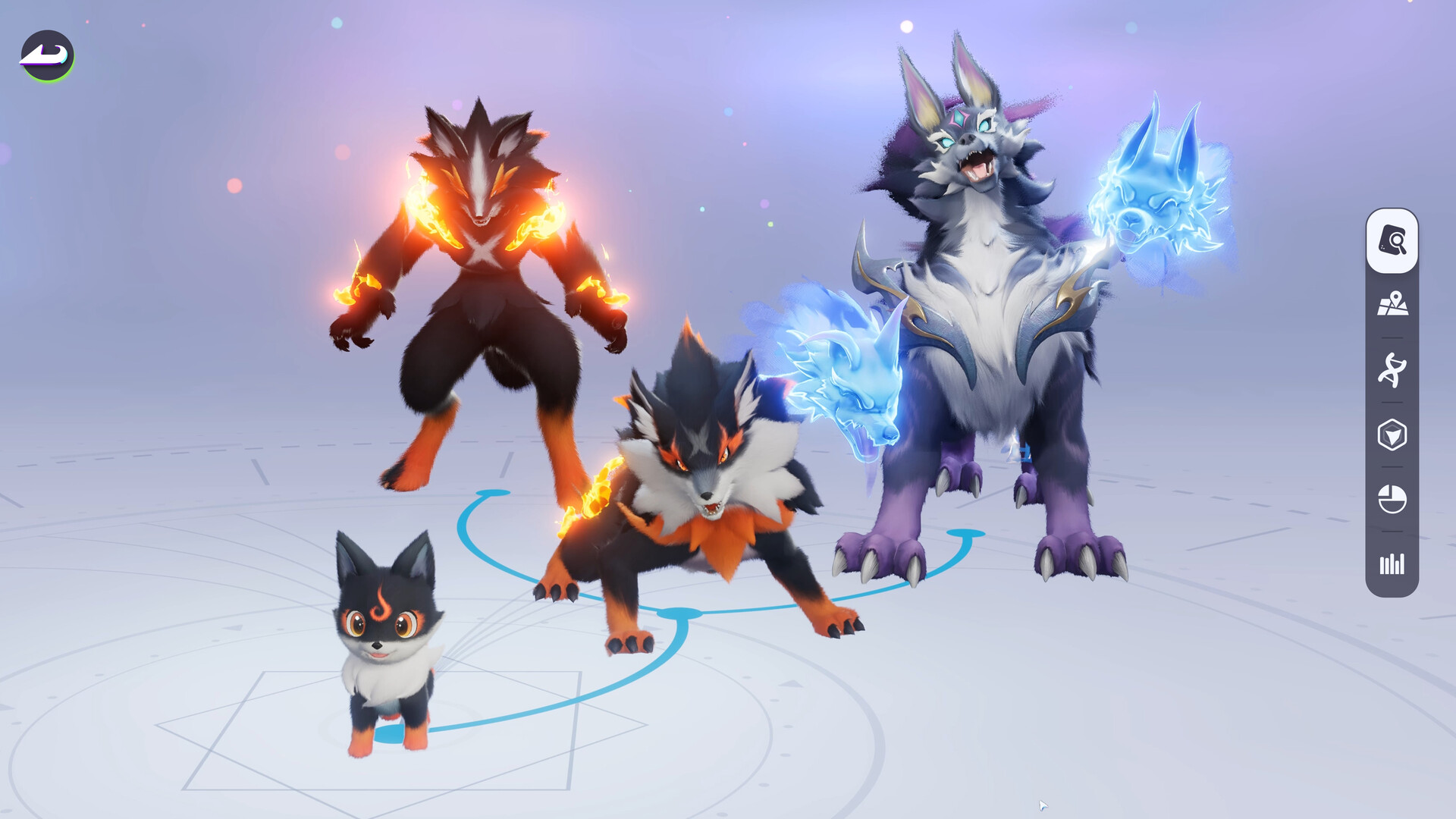 Aniimo creature lineup showing the roster used for tier ranking